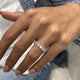 Diamond Band Ring 1.3 ct White Gold