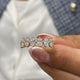 Diamond Half Eternity Fashion Ring 1.30 ct TCW, White Gold 14K