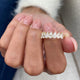 Diamond Half Eternity Fashion Ring 1.15 ct TCW, Yellow Gold 14K