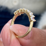 Diamond Half Eternity Fashion Ring 1.15 ct TCW, Yellow Gold 14K