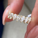 Diamond Half Eternity Fashion Ring 1.15 ct TCW, Yellow Gold 14K