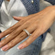 Diamond Half Eternity Fashion Ring 2.10 ct TCW, Yellow Gold 14K