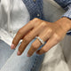 Diamond Half Eternity Fashion Ring 2.10 ct TCW, Yellow Gold 14K