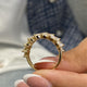 Diamond Half Eternity Fashion Ring 2.10 ct TCW, Yellow Gold 14K