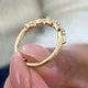 Diamond 5 Stone Fashion Ring 0.75 ct TCW, Yellow Gold 14K