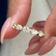 Diamond 5 Stone Fashion Ring 0.75 ct TCW, Yellow Gold 14K