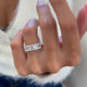 Diamond 5 Stone Fashion Ring 3.20 ct TCW, White Gold 14K