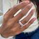 Diamond Wedding Band 2.66 Carat White Gold 14K