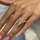 Diamond Statement Ring 1.3 ct White Gold