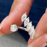 Diamond Wrap Fashion Ring 1.50 ct TCW, White Gold 14K
