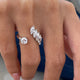 Diamond Wrap Fashion Ring 1.50 ct TCW, White Gold 14K