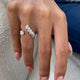 Diamond Wrap Fashion Ring 1.50 ct TCW, White Gold 14K