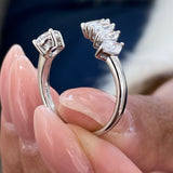 Diamond Wrap Fashion Ring 1.50 ct TCW, White Gold 14K