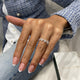 Diamond Stackable Fashion Ring 1.25 ct TCW, White Gold 14K