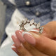 Diamond Stackable Fashion Ring 1.25 ct TCW, White Gold 14K