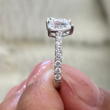 Diamond Two Stone Fashion Ring 1.25 ct TCW, White Gold 14K