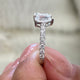 Diamond Two Stone Fashion Ring 1.25 ct TCW, White Gold 14K