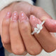 Diamond Two Stone Fashion Ring 1.25 ct TCW, White Gold 14K