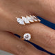 Diamond Open Ring 1.4 ct Rose Gold