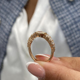 Diamond Stackable Fashion Ring 1.20 ct TCW, Rose Gold 14K