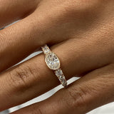 Diamond Stackable Fashion Ring 1.20 ct TCW, Rose Gold 14K