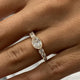 Diamond Stackable Fashion Ring 1.20 ct TCW, Rose Gold 14K