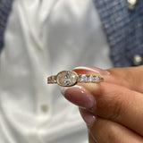 Diamond Stackable Fashion Ring 1.20 ct TCW, Rose Gold 14K