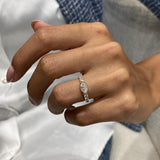 Diamond Statement Fashion Ring 0.75 ct TCW, Rose Gold 14K