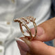 Diamond Wrap Fashion Ring 1.40 ct TCW, Rose Gold 14K