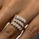 Diamond Wrap Fashion Ring 1.40 ct TCW, Rose Gold 14K