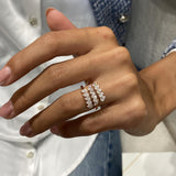 Diamond Wrap Fashion Ring 1.40 ct TCW, Rose Gold 14K