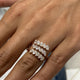 Diamond Wrap Ring 1.4 ct Rose Gold