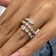 Diamond Band Ring 1.7 ct White Gold