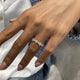 Diamond Diamond Band Fashion Ring 0.90 ct TCW, Rose Gold 14K