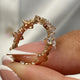 Diamond Diamond Band Fashion Ring 0.90 ct TCW, Rose Gold 14K