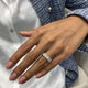 Diamond Band Ring Fashion Ring 2.10 ct TCW, White Gold 14K