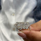 Diamond Statement Ring 2.21 Carat White Gold 14K