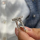 Diamond Statement Ring 2.21 Carat White Gold 14K
