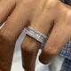 Diamond Band Ring 1.5 ct White Gold