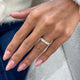 Diamond Wedding Band 0.80 Carat White Gold 14K