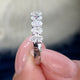 Diamond Wedding Band 0.80 Carat White Gold 14K