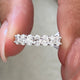 Diamond Wedding Band 0.80 Carat White Gold 14K