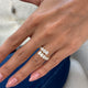 Diamond Wrap Ring 1.95 Carat Yellow Gold 14K