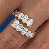 Diamond Open Ring 1.9 ct Yellow Gold