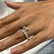 Diamond Wrap Ring 1.70 Carat White Gold 14K