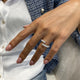 Diamond Wrap Ring 1.70 Carat White Gold 14K