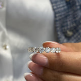 Diamond Eternity Ring 3.14 Carat White Gold 14K