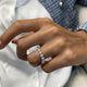 Diamond Eternity Ring 3.14 Carat White Gold 14K