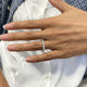 Diamond Eternity Ring 3.14 Carat White Gold 14K