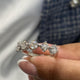 Diamond 5 Stone Ring 1.26 Carat White Gold 14K